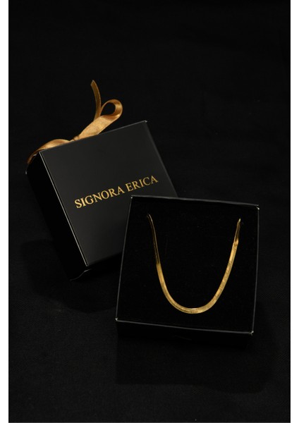 Italyan Ezme Model Unisex Çelik Zincir Kolye 4 mm indirimleri