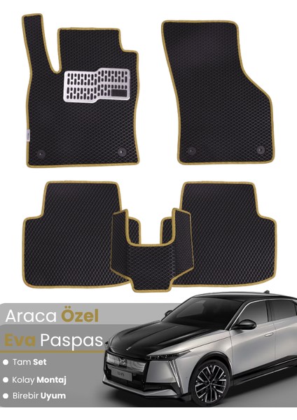 Citroen Ds4 (2021-2024) Uyumlu Eva Paspas Tam Set–araca Özel,su Geçirmez,kolay Montaj