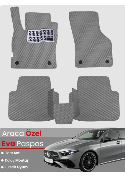 Mercedes Benz A Serisi W177 Hatchback (2018-2025) Uyumlu Eva Paspas Tam Set – Araca Özel Tasarım