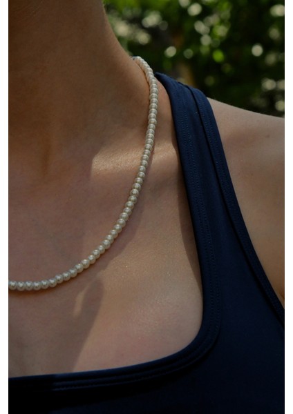 Inci Taşlı Unisex Kolye 4mm fırsatları