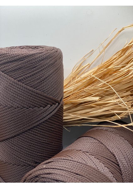 2`li Paket Polyester Makrome Ip (400 GRAM-460 Metre) No:4 Çanta Ipi Supla Ipi A.kalite fiyatları