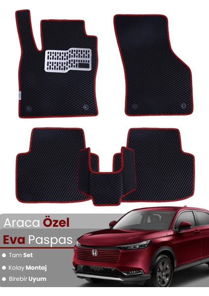 Honda Hrv (2021-2025) Uyumlu Eva Paspas Tam Set–araca Özel,kolay Montaj,su Geçirmez