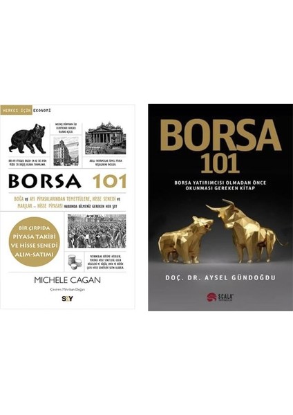 Borsa 101 + Boga ve Ayi Piyasalarindan Temettulere Hisse Senedi ve Marjlar Hisse Piyasalari Borsa 101(=2 Kitap)