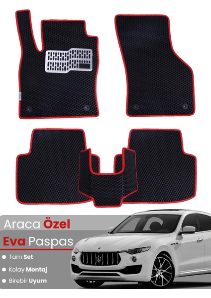 Maserati Levante (2017-2025) Uyumlu Eva Paspas Tam Set – Araca Özel Tasarım
