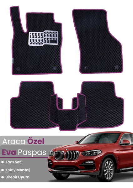 Bmw X4 F26 (2014-2019) Uyumlu Eva Paspas Tam Set–araca Özel,su Geçirmez,hızlı ve Kolay Montaj