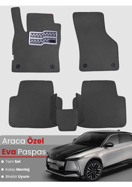 Citroen Ds4 (2021-2024) Uyumlu Eva Paspas Tam Set–araca Özel,su Geçirmez,kolay Montaj