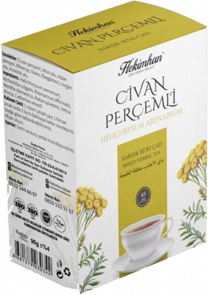 Civan Perçemli Karışık Çay 45 Li Süzen Poşet