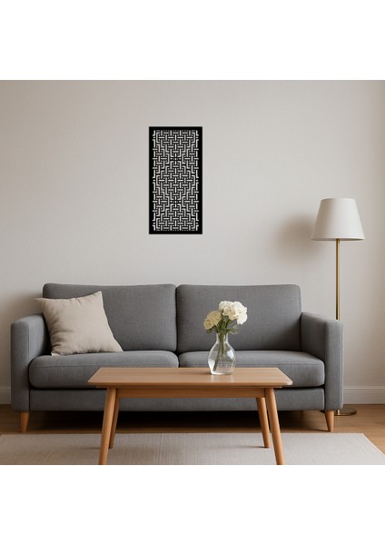 Abstrakt Sanat Motifli Mdf Dekoratif Panel - BRF18040-5169 fırsatları