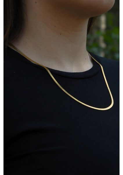 Italyan Ezme Model Unisex Çelik Zincir Kolye 3 mm fiyatları