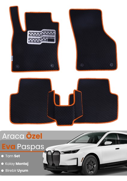 Bmw Ix (2022-2025) Uyumlu Eva Paspas Tam Set–araca Özel,su Geçirmez,hızlı ve Kolay Montaj