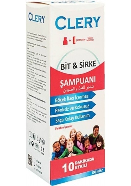 Bit Sirke Şampuanı (Bit Tarağı Hediyeli) 100ML