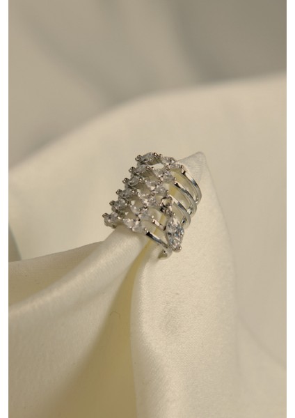 6 Sıralı Üzeri Taşlı Ucu Sallantılı Earcuff fiyatları