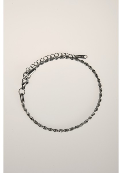 Burgu Model Unisex Çelik Zincir Bileklik 2 mm fırsatları