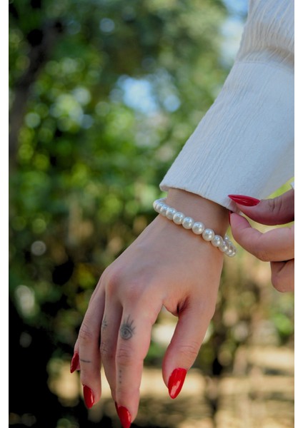 Inci Taşlı Unisex Bileklik 8mm modelleri