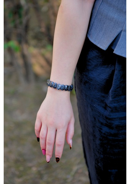 Spektrolit Özel Kesim Doğal Taş Unisex Bileklik fırsatları