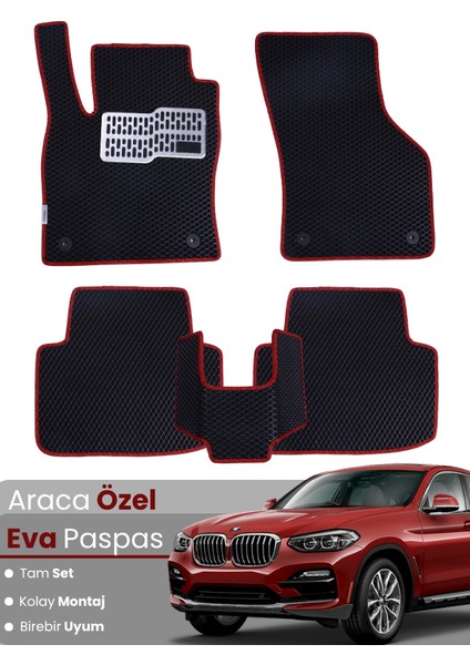 Bmw X4 F26 (2014-2019) Uyumlu Eva Paspas Tam Set–araca Özel,su Geçirmez,hızlı ve Kolay Montaj
