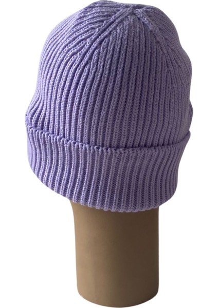Unisex Fitilli Katlamalı Kışlık Kalın Triko Bere – Basic Stil, Sıcak Tutan, Yumuşak Doku, Dokuma Etiketli, Esnek Yapılı, Günlük Kullanıma Uygun Şapka Unisex Kışlık Fitilli Triko Bere –
