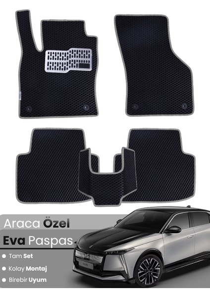 Citroen Ds4 (2021-2024) Uyumlu Eva Paspas Tam Set–araca Özel,su Geçirmez,kolay Montaj