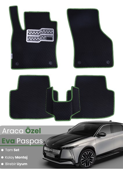 Citroen Ds4 (2021-2024) Uyumlu Eva Paspas Tam Set–araca Özel,su Geçirmez,kolay Montaj
