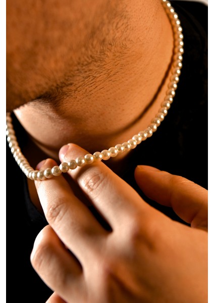 Inci Taşlı Unisex Kolye 6mm modelleri