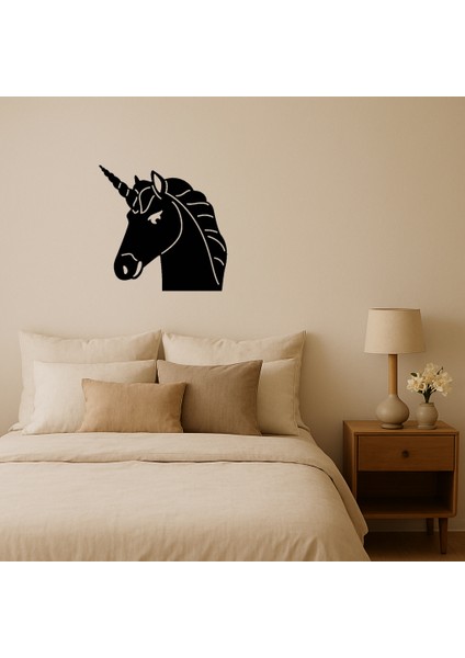 Unicorn Yüzü Dekoratif Tablo - BRF12092-6666