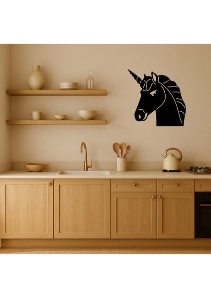 Unicorn Yüzü Dekoratif Tablo - BRF12092-6666 fiyatları