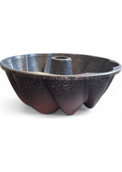 Granit Kaplamalı 25 cm Döküm Kek Kalıbı – Dalgalı Desenli Yuvarlak Kek Kalıbı modelleri