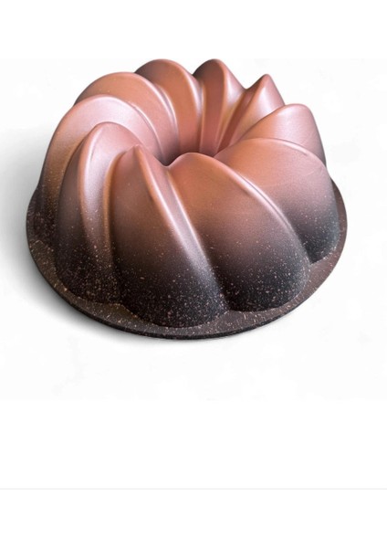 Granit Kaplamalı 25 cm Döküm Kek Kalıbı – Dalgalı Desenli Yuvarlak Kek Kalıbı fırsatları