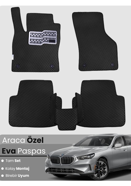 Bmw 5 Serisi G30 Sedan (2017-2025) Uyumlu Eva Paspas Tam Set–araca Özel,su Geçirmez