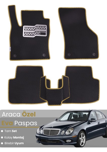 Mercedes Benz E Serisi W211 (2002-2009) Uyumlu Eva Paspas Tam Set – Araca Özel Tasarım