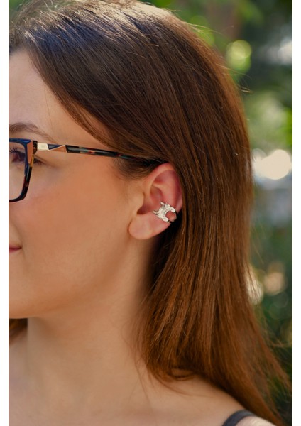 Baget Taşlı Hilal Model/at Nalı Earcuff indirimleri