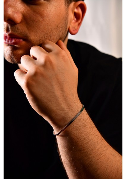 Italyan Ezme Model Kadın Çelik Zincir Bileklik 4mm