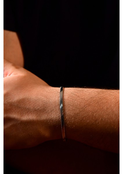 Italyan Ezme Model Kadın Çelik Zincir Bileklik 4mm fiyatları