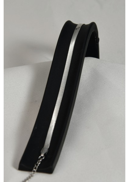 Italyan Ezme Model Kadın Çelik Zincir Bileklik 4mm fırsatları