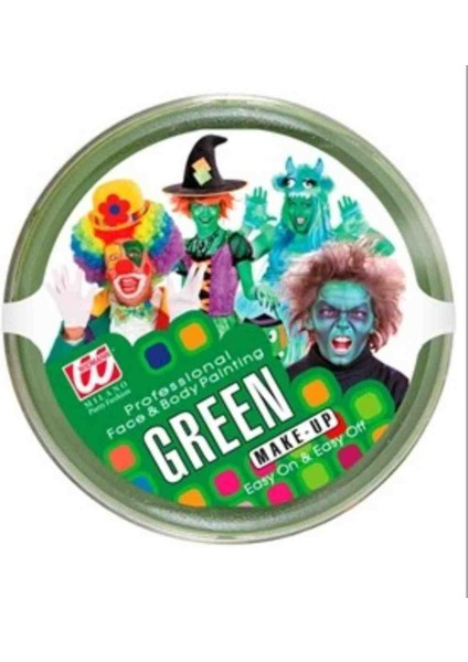 25 ml Yag Bazlı Yesıl Makyaj Boyası