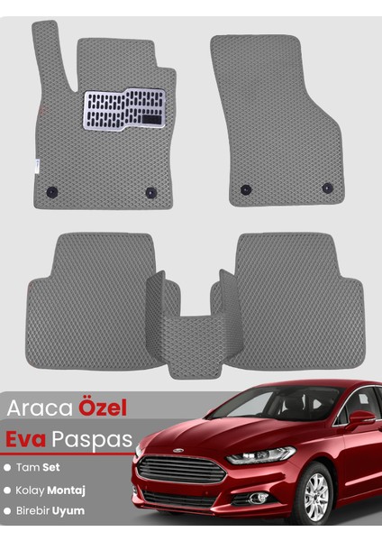 Ford Mondeo (2015-2022) Uyumlu Eva Paspas Tam Set–araca Özel,su Geçirmez,kolay Montaj