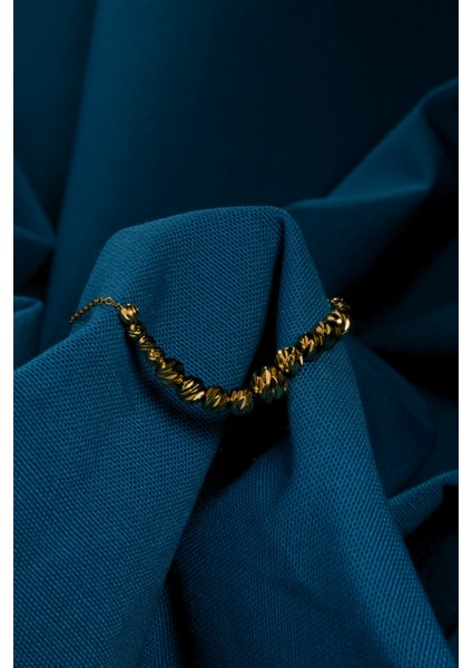 Küçükten Büyüğe Dizili Dorika Top Model Kadın Çelik Bileklik fiyatları