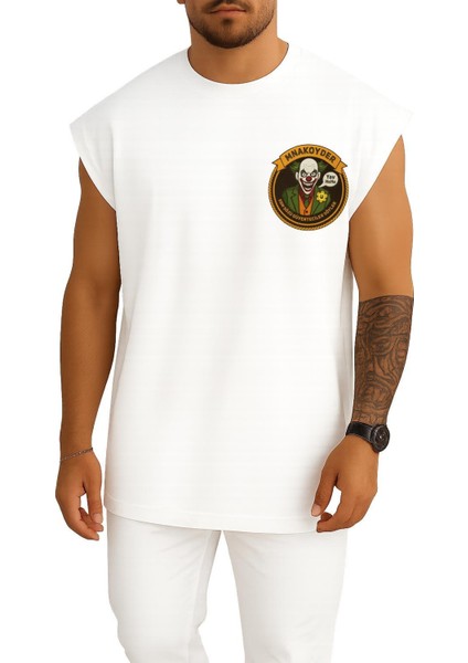 Oversize Mnakoyder - Son Sözü Güverteciler Söyler Cep Tasarımlı Atlet