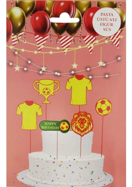 Pasta Süsü Futbol Topu Pk:6 KL:100