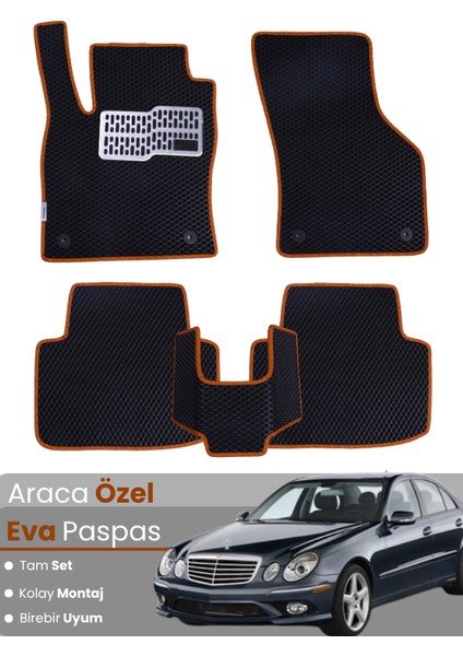 Mercedes Benz E Serisi W211 (2002-2009) Uyumlu Eva Paspas Tam Set – Araca Özel Tasarım