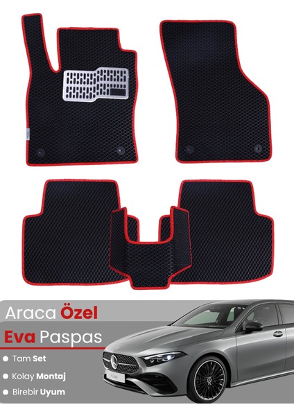 Mercedes Benz A Serisi W177 Hatchback (2018-2025) Uyumlu Eva Paspas Tam Set – Araca Özel Tasarım