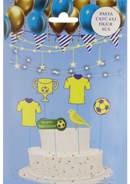 Pasta Süsü Futbol Topu Pk:6 KL:100