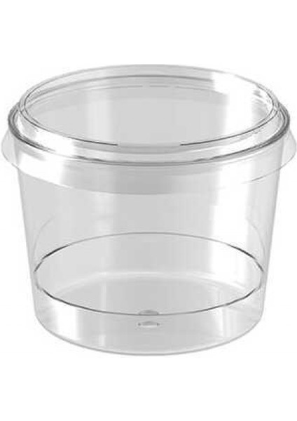 Kase Mika Yuvarlak Magnolia 250CC Kapaklı Şeffaf fiyatları