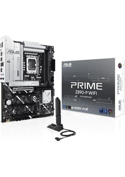 Hello Papana Asus Prıme Z890-P Wıfı Ddr5 8666MT/S 1xhdmı 1xdp 1xusb Type-C 4xm.2 Atx 1851P (Intel Ultra Processors Serıes 2)