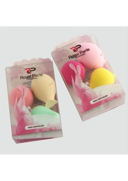 Sepetim 3 Adet Royal Paris Makyaj Süngeri Minik-Renkli fiyatları