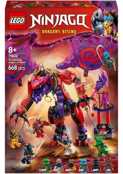 Nessiworld LEGO Nınjago Thunderfang Kaos Ejderhası 71832 fırsatları