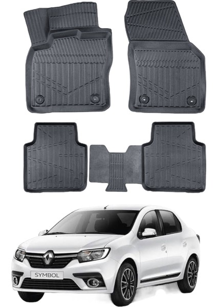 Renault Symbol 2013-2018 Uyumlu Araca Özel Lüx 4d Paspas
