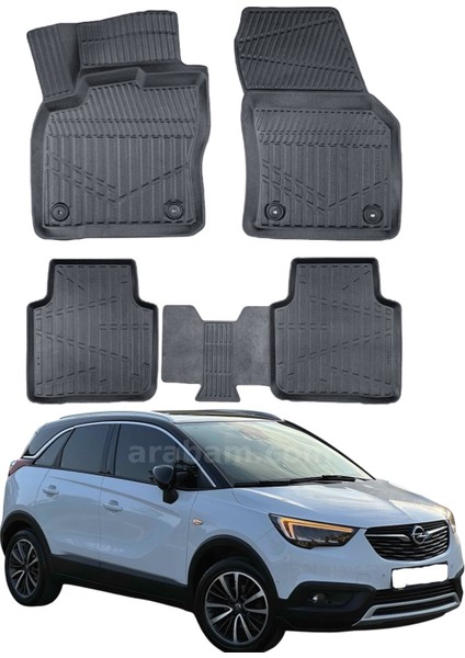 Opel Crossland x 2017- Uyumlu Araca Özel Lüx 4d Paspas