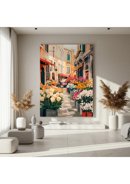 Venedik Çiçek Pazarı Tablosu fırsatları