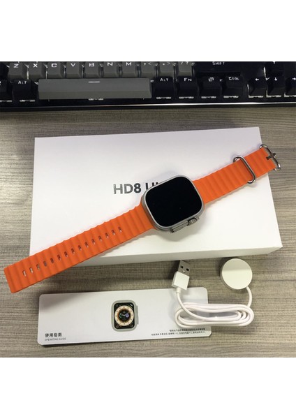 Turuncu Renkli Hd 8 Ultra Plus Çok Fonksiyonlu Elektronik Cihaz